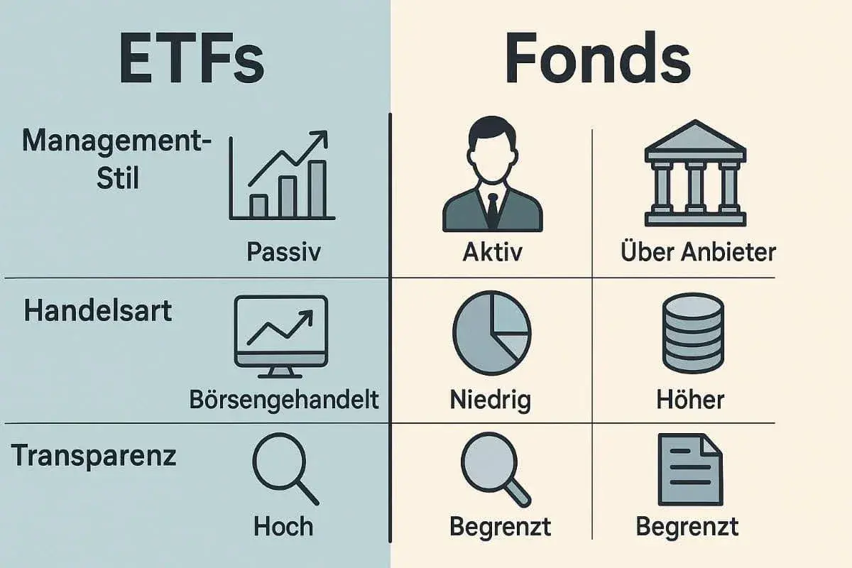 ETFs vs. Investmentfonds: Wer gewinnt 2026?