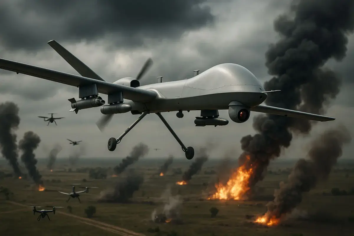 Autonome Drohnen im Krieg: Die Folgen von "Terminator Mode Fully Autonomous Drones Have Killed Soldiers for the First Time"