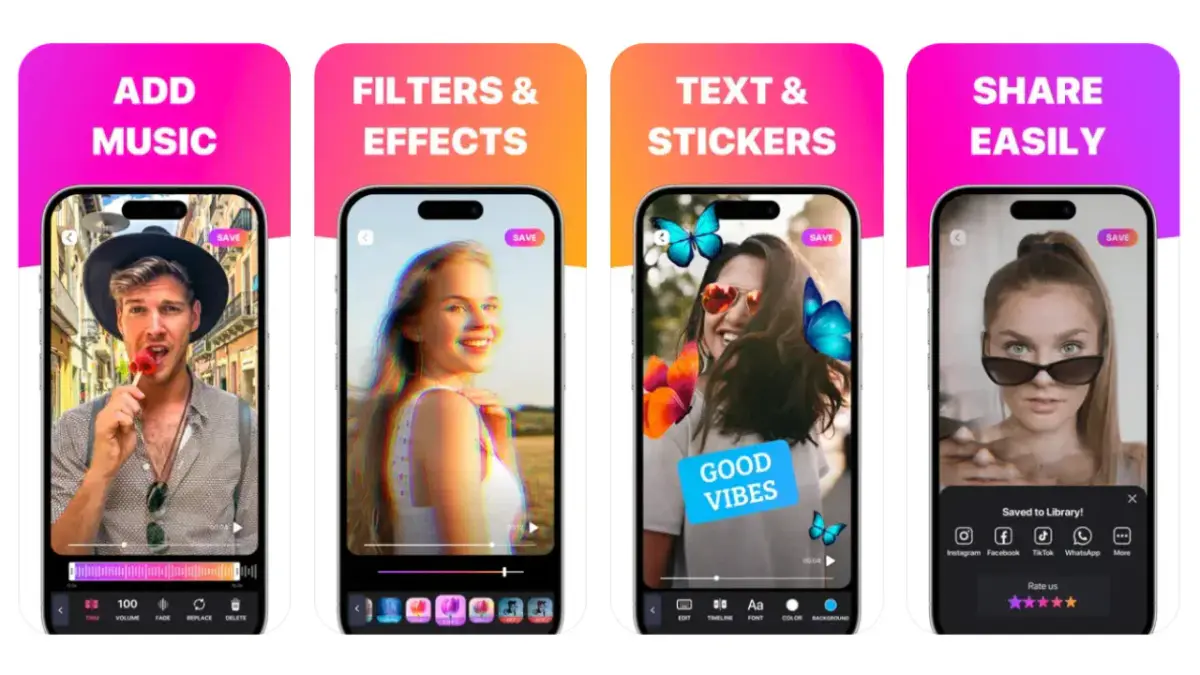 Die besten Apps zur Bearbeitung von Reels im Vergleich