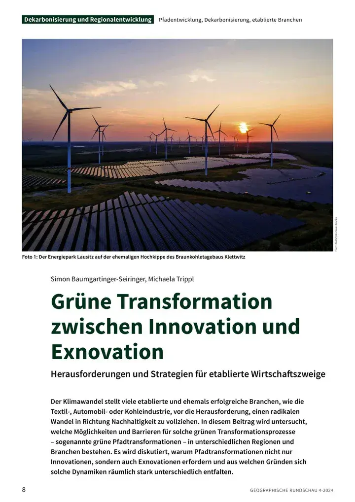 Grüne Ingenieurskunst: Herausforderungen und Chancen in der Energiewende